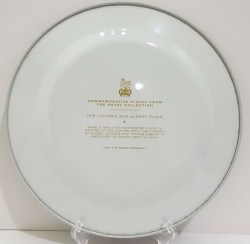 Victoria and Albert Plate back